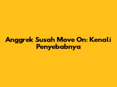 Anggrek Susah Move On: Kenali Penyebabnya