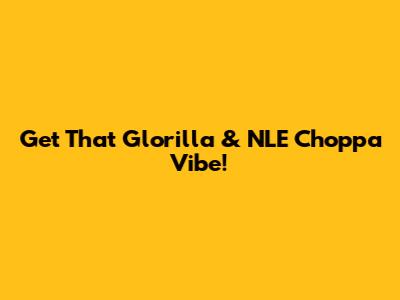 Get That Glorilla & NLE Choppa Vibe!