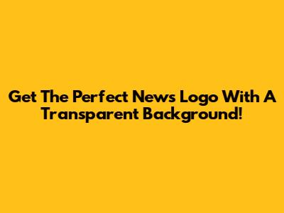 Get The Perfect News Logo With A Transparent Background!