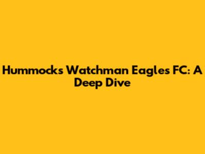 Hummocks Watchman Eagles FC: A Deep Dive