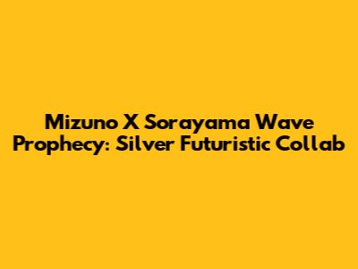 Mizuno X Sorayama Wave Prophecy: Silver Futuristic Collab
