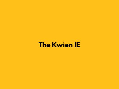 The Kwien IE