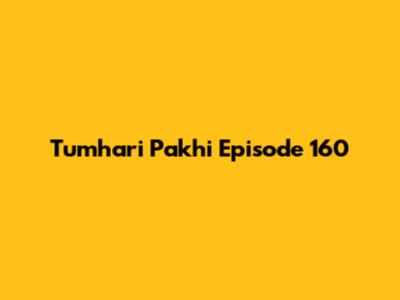 Tumhari Pakhi Episode 160