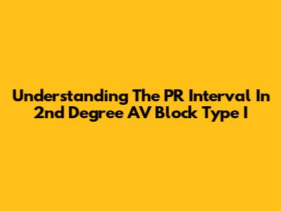 Understanding The PR Interval In 2nd Degree AV Block Type I