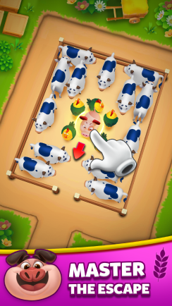 animal farm jam, traffic jam in the farm, happy farm simulation, harvest town simulation, help farm animal and village, idle farm jam unblock animal